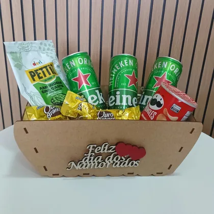 Cesta alcoólica, uma ótima opção para presentear no dia dos namorados